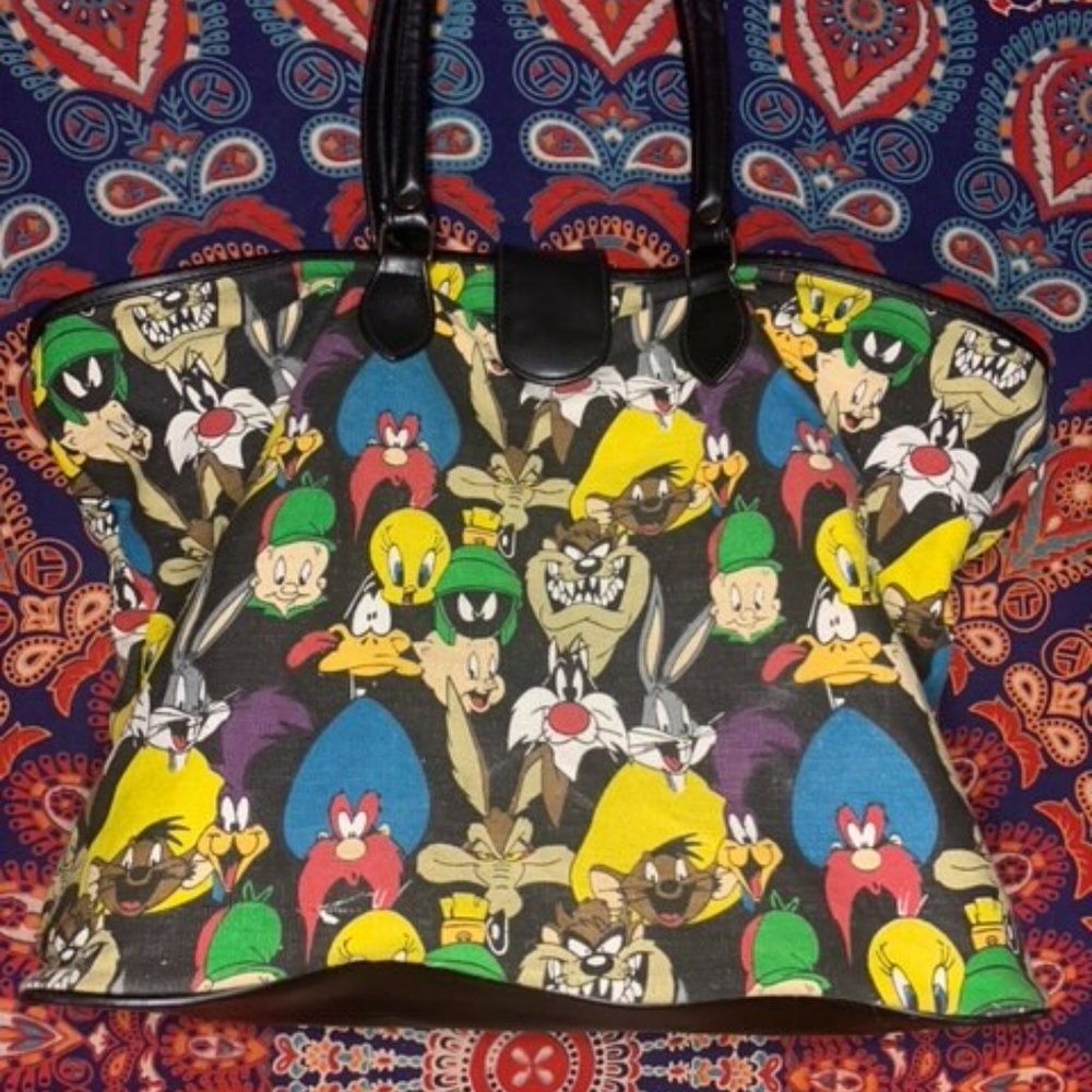 Vintage Looney Tunes Duffel Bags Characters